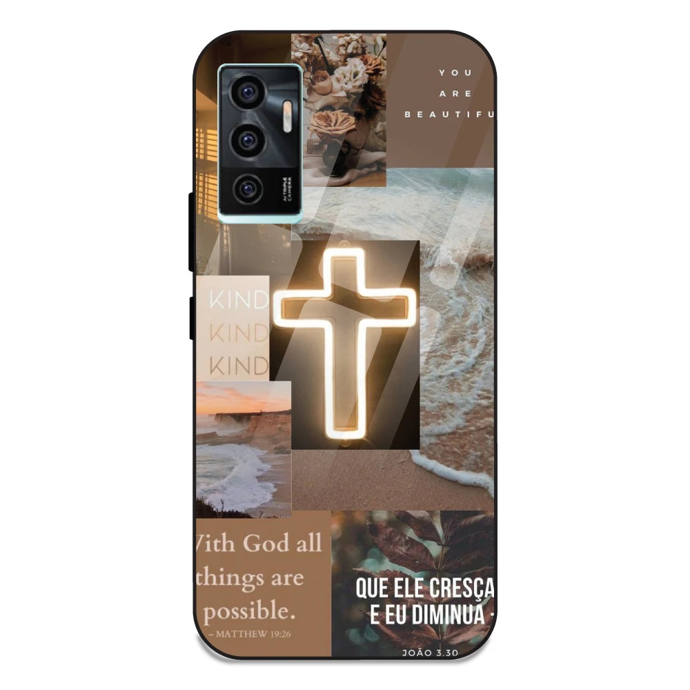Jesus Son of God - Glass Case For Vivo V23E 5G