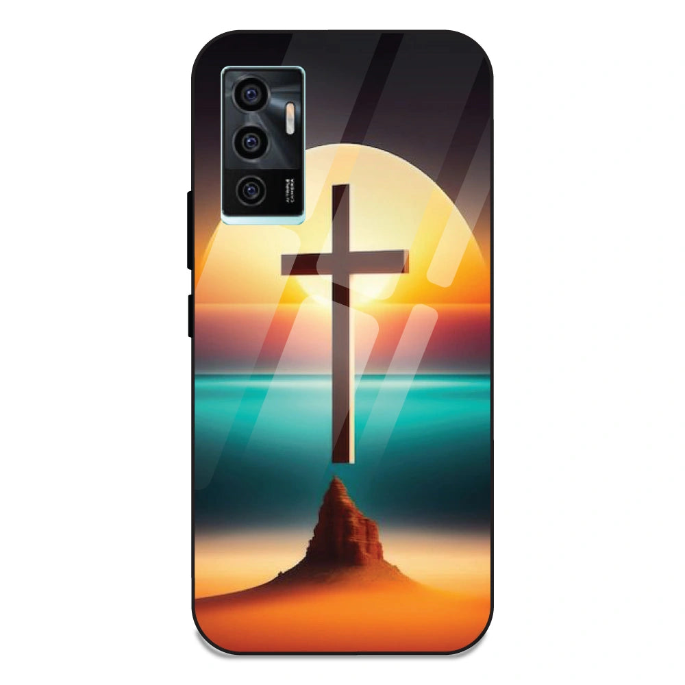 Jesus Christ - Glass Case For Vivo V23E 5G