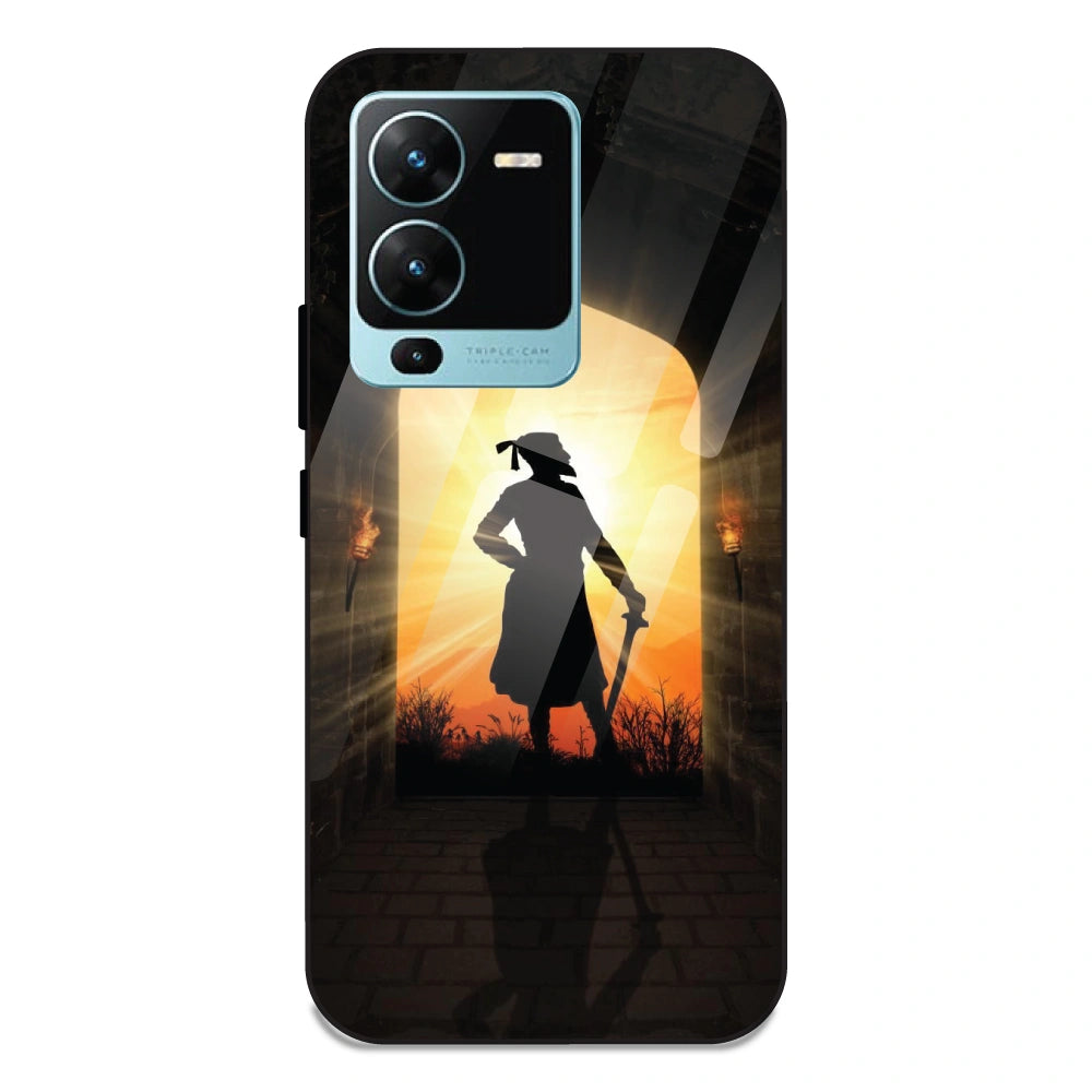 Shivaji Maharaj - Glass Case For Vivo V25 Pro