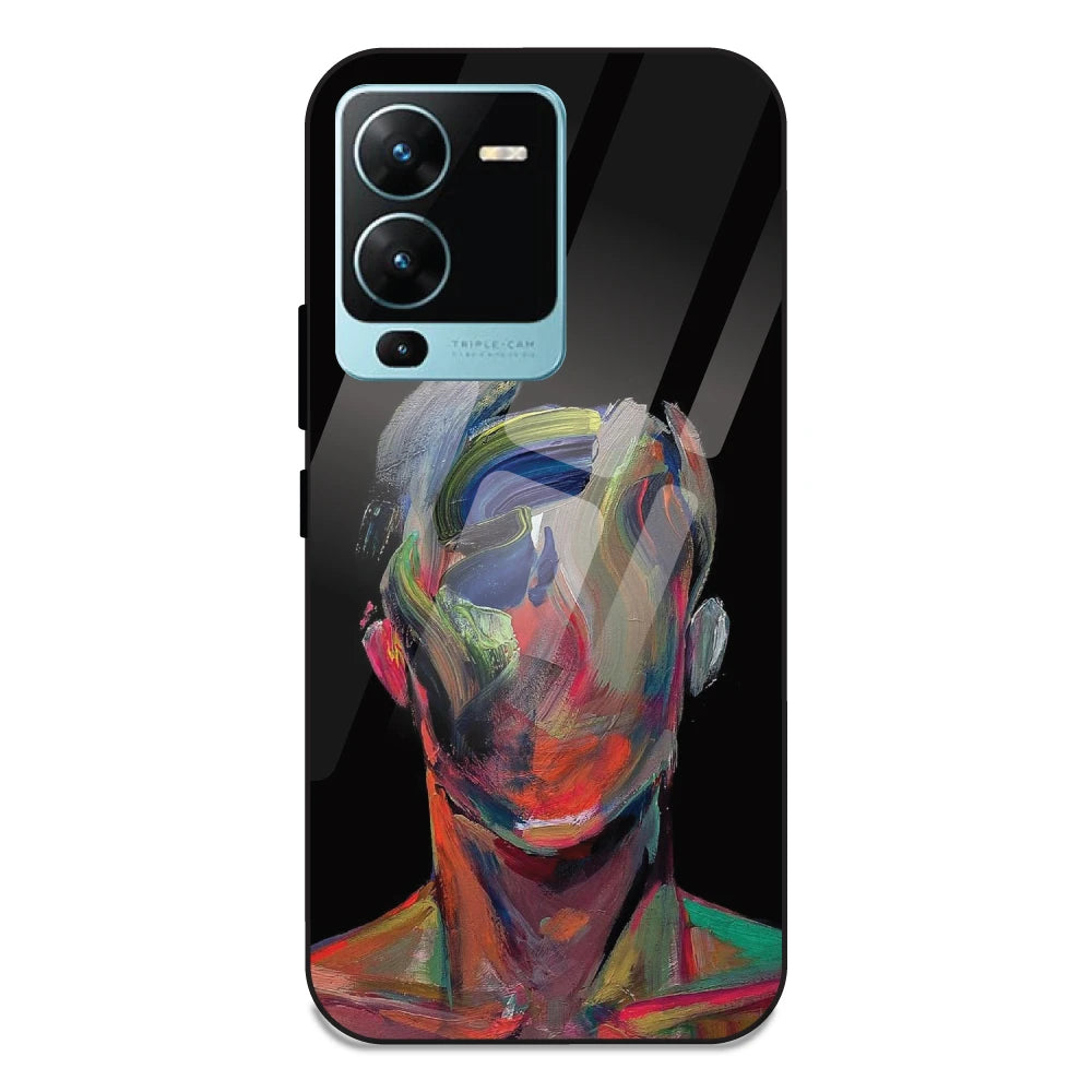 Face Oil Painting - Glass Case For Vivo V25 Pro