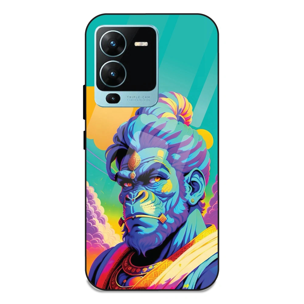 Lord Hanuman - Glass Case For Vivo V25 Pro