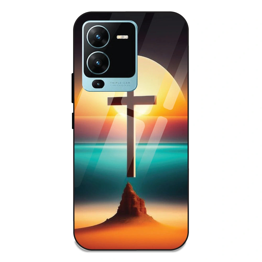 Jesus Christ - Glass Case For Vivo V25 Pro
