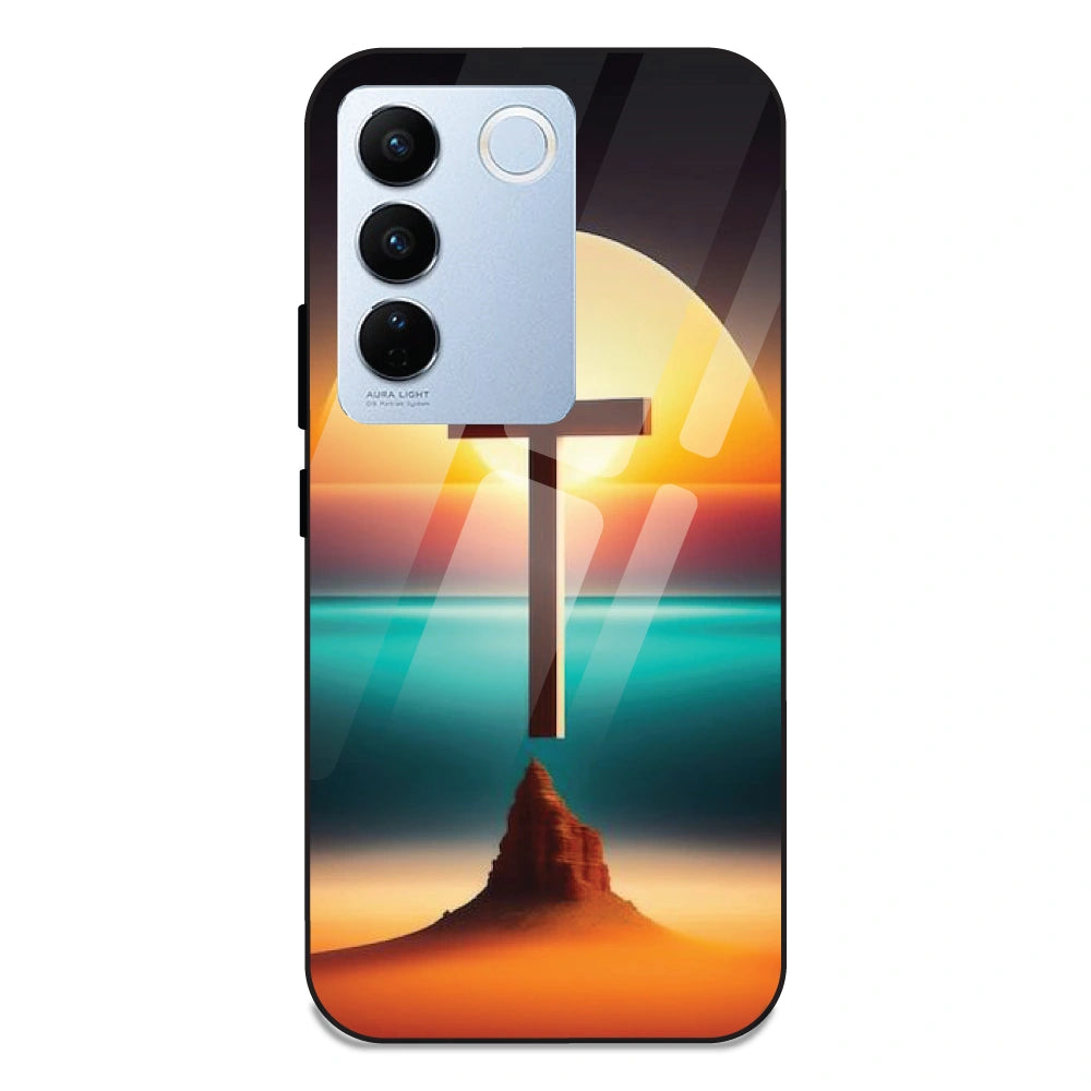 Jesus Christ - Glass Case For Vivo V27 Pro
