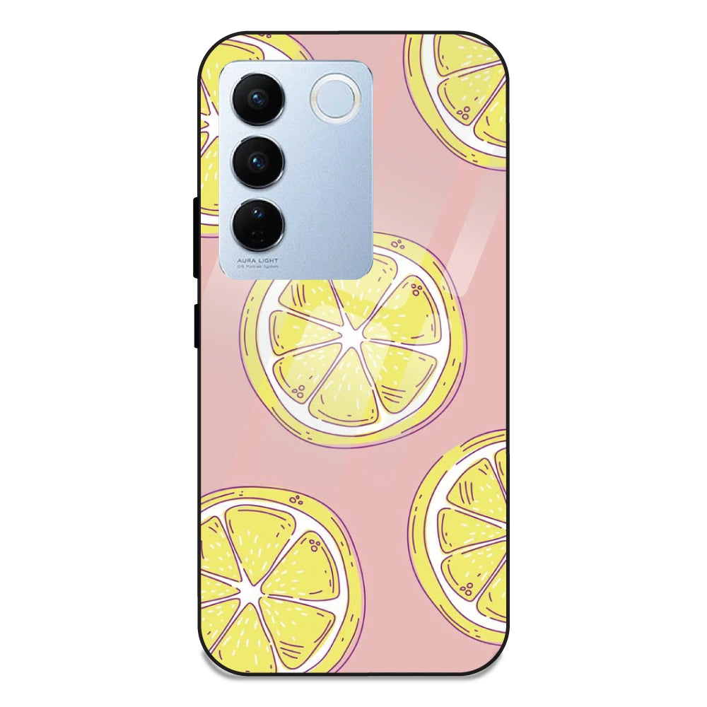 Lemonade - Glass Case For Vivo V27 Pro