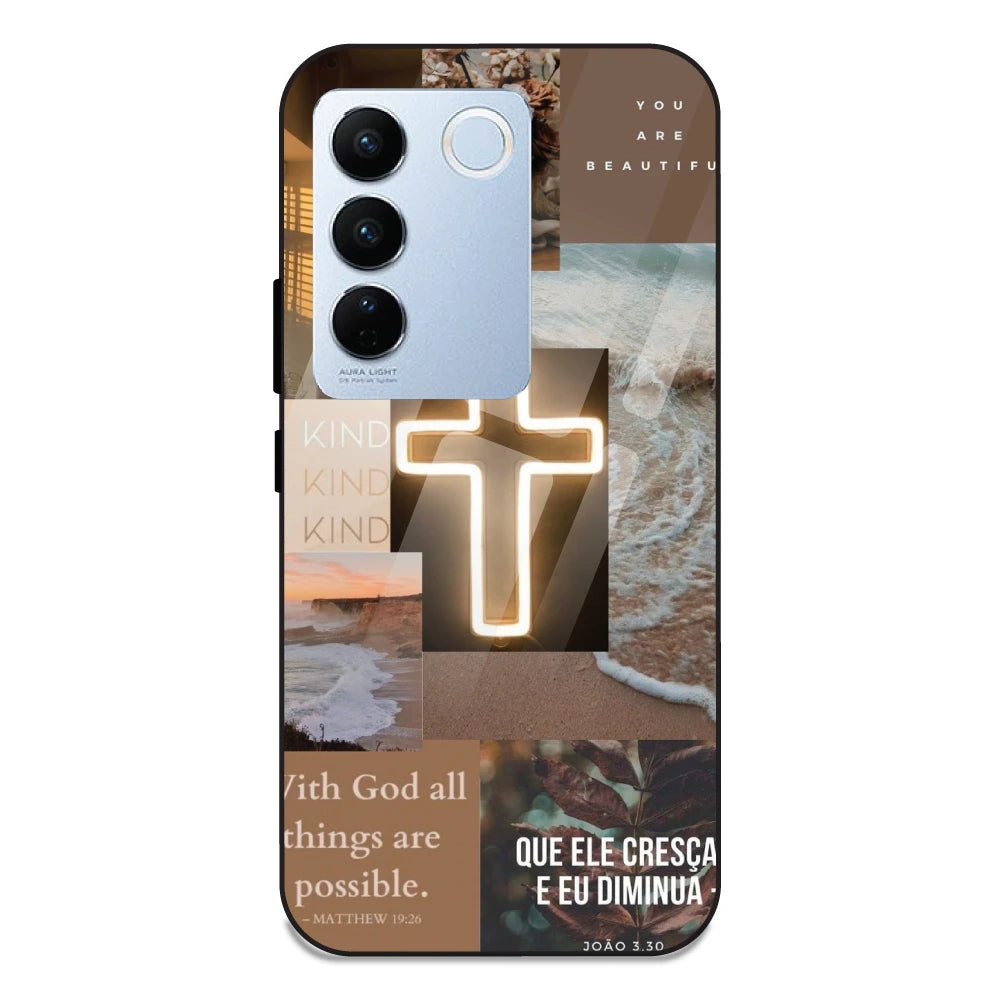 Jesus Son of God - Glass Case For Vivo V27