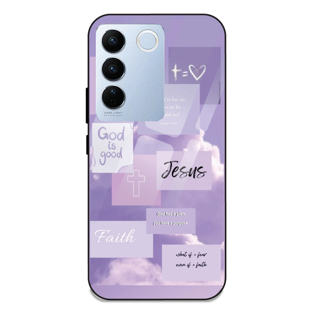 Jesus My Lord - Glass Case For Vivo V27