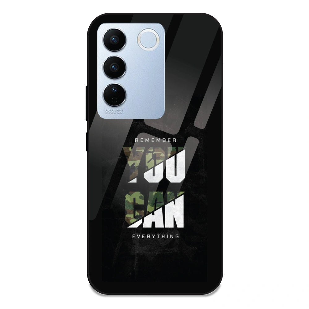 You Can Do Everything - Glass Case For Vivo V27