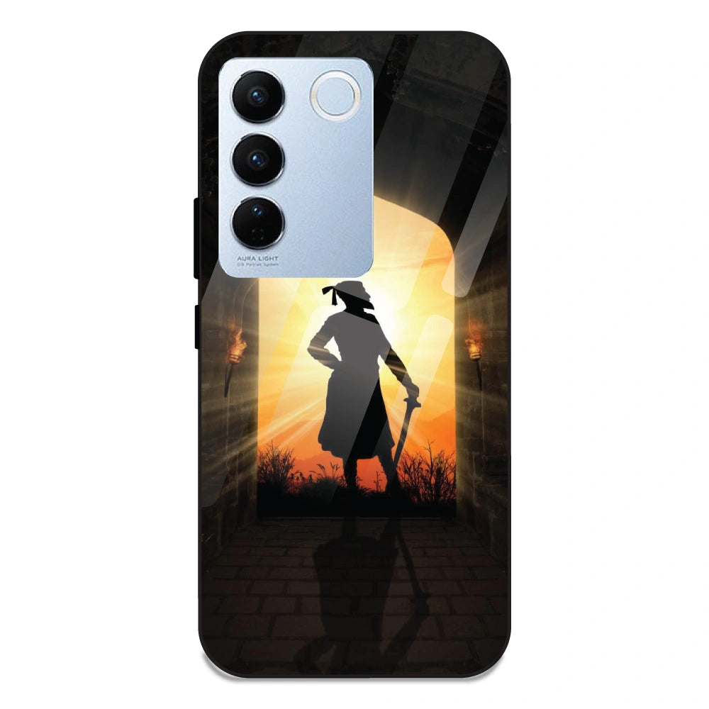 Shivaji Maharaj - Glass Case For Vivo V27 Pro