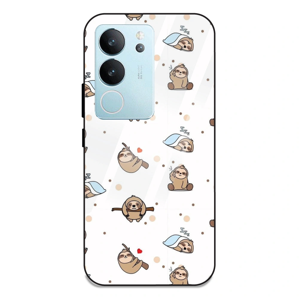 Sloths - Glass Case For Vivo V29