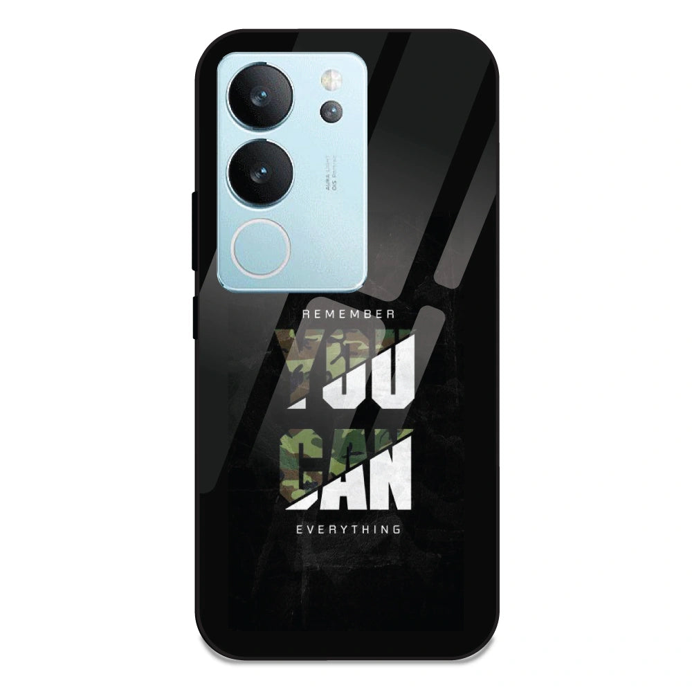 You Can Do Everything - Glass Case For Vivo V29 5G
