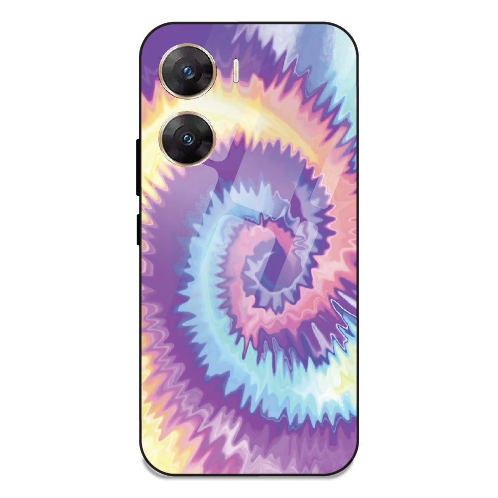 Unicorn Tie Dye - Glass Case For Vivo V29E 5G