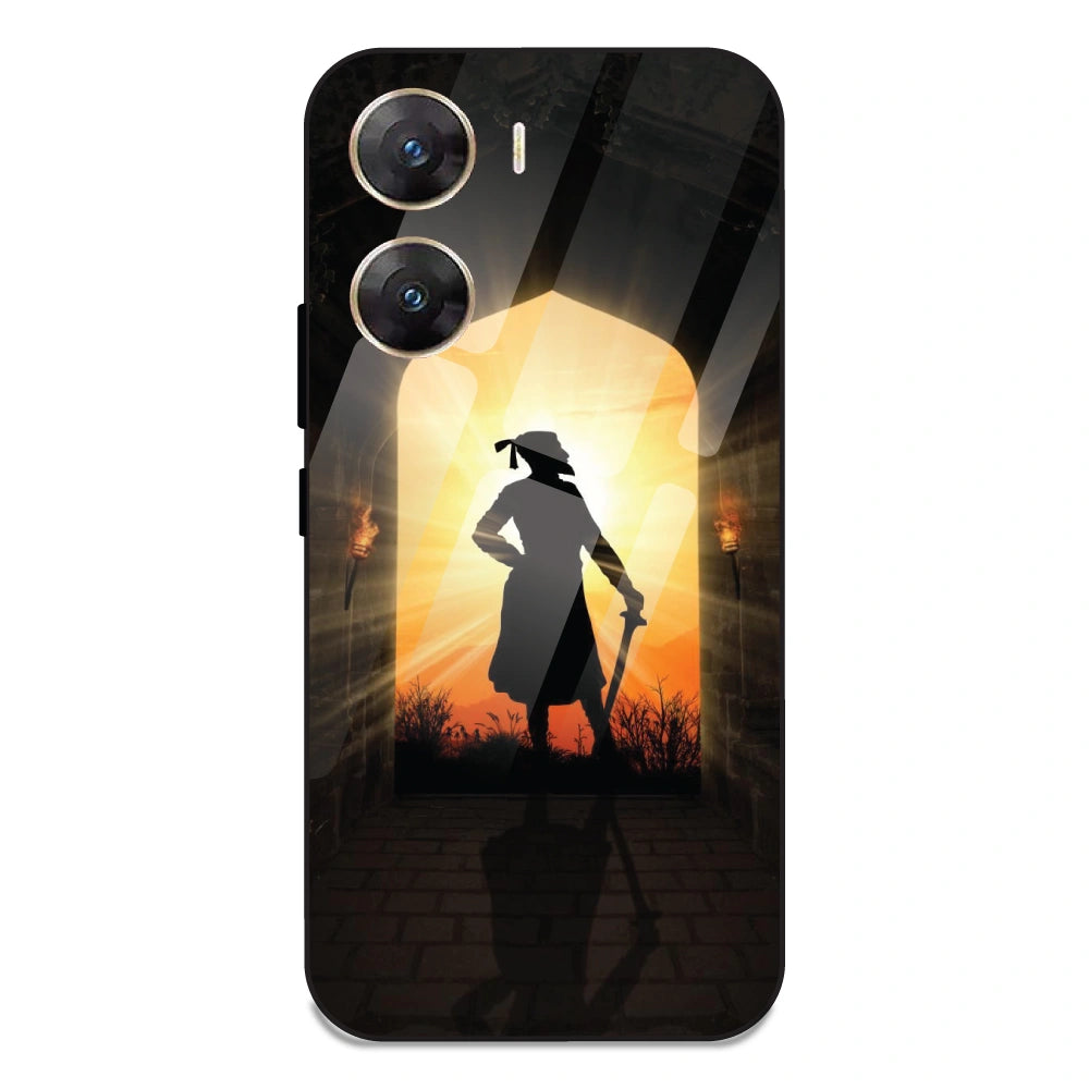 Shivaji Maharaj - Glass Case For Vivo V29E 5G