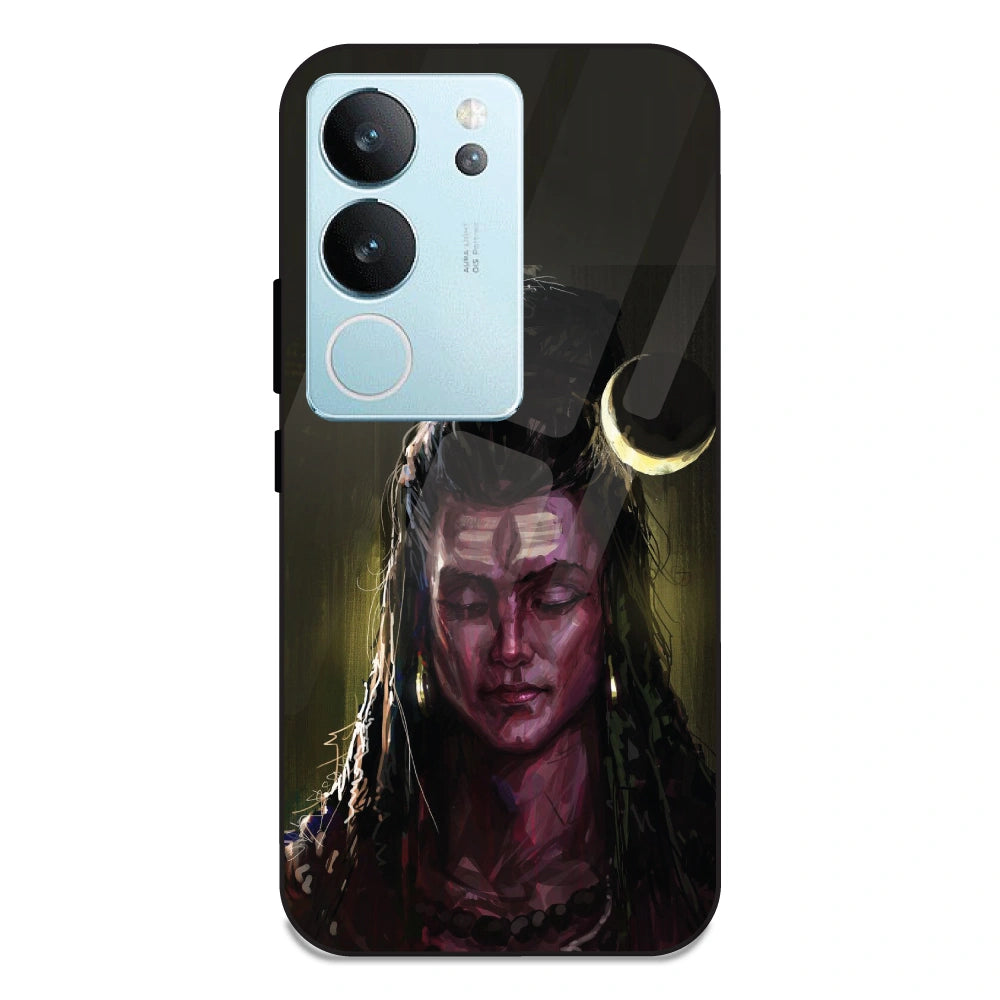 Lord Shiva - Glass Case For Vivo V29