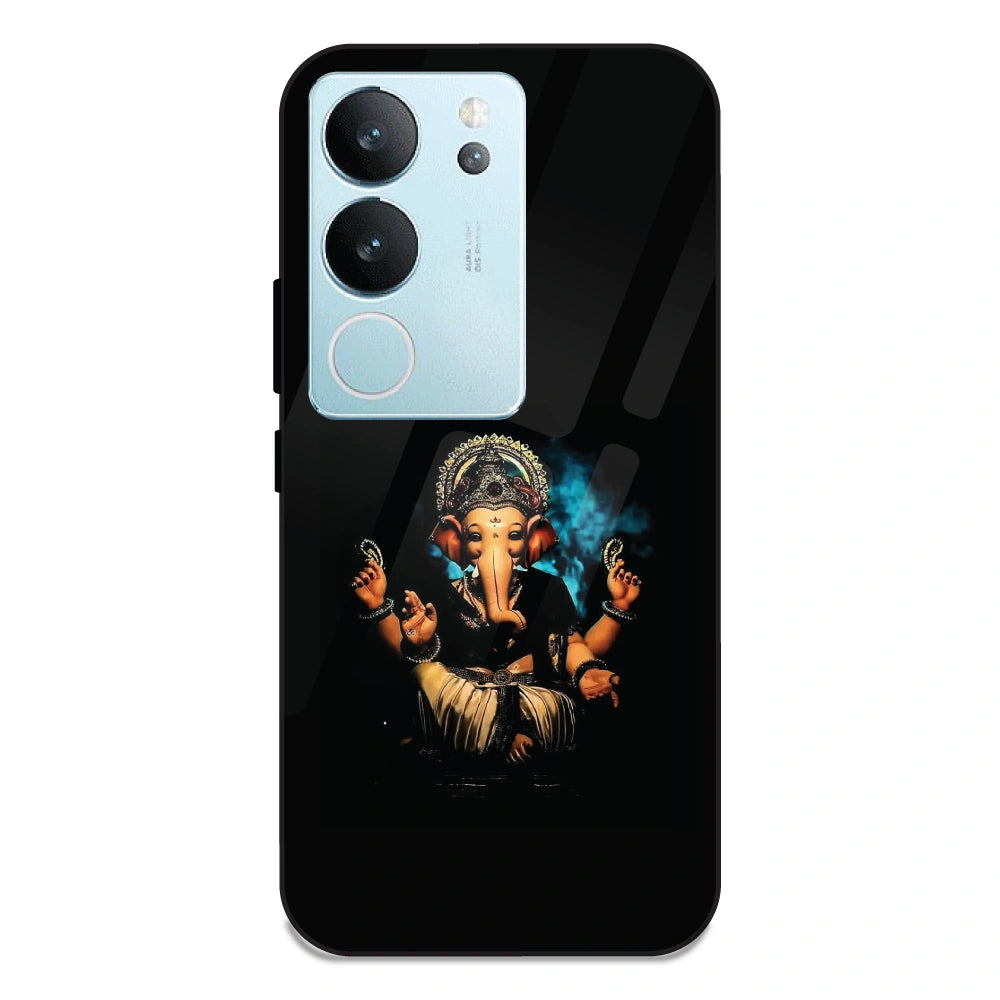 Lord Ganesh - Glass Case For Vivo V29