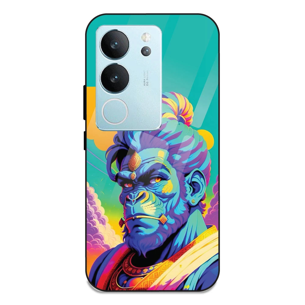 Lord Hanuman - Glass Case For Vivo V29