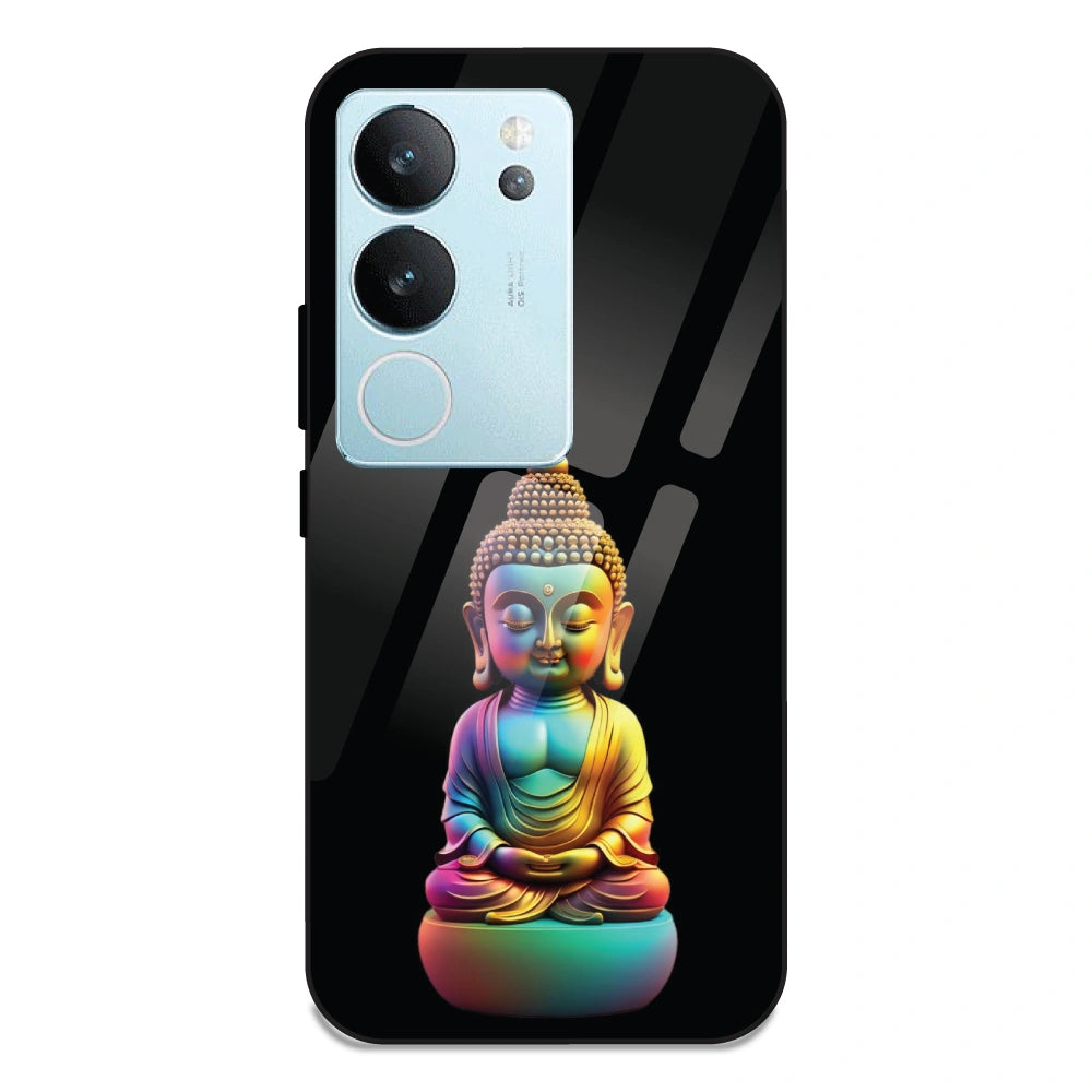 Gautam Buddha - Glass Case For Vivo V29