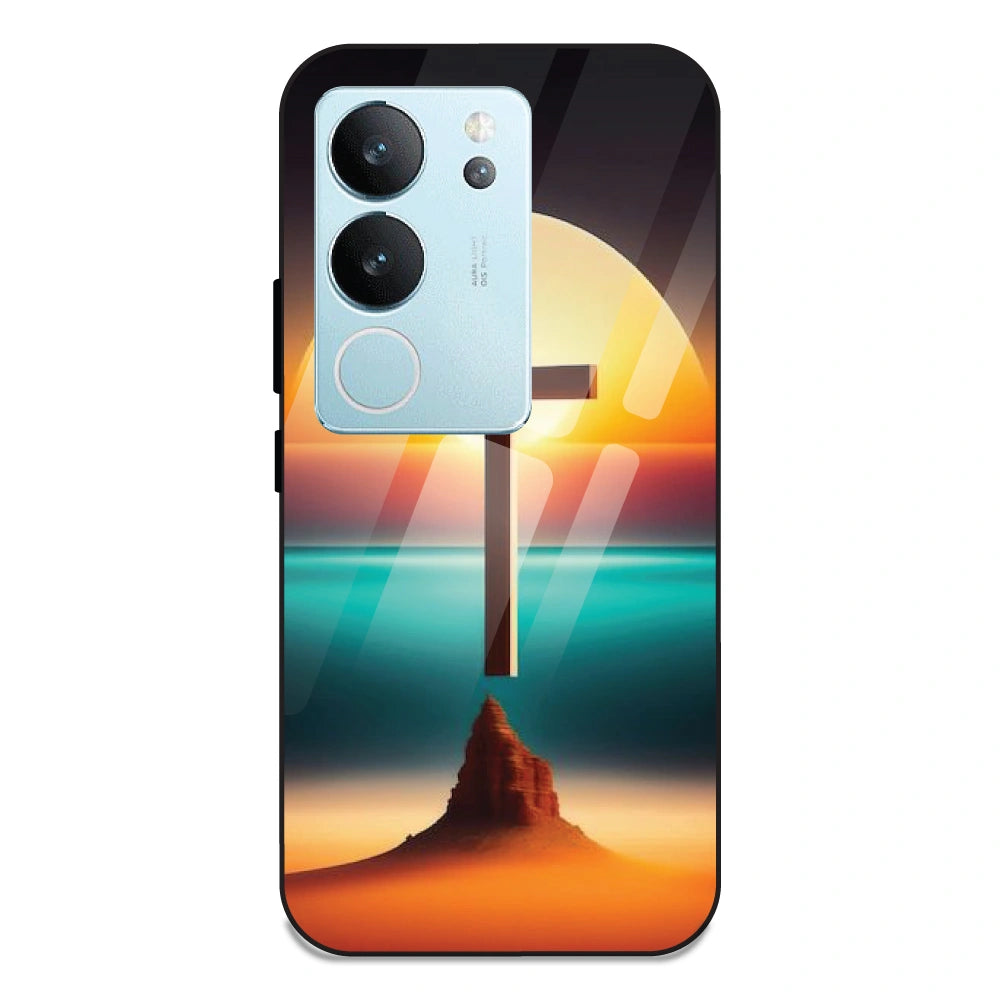 Jesus Christ - Glass Case For Vivo V29