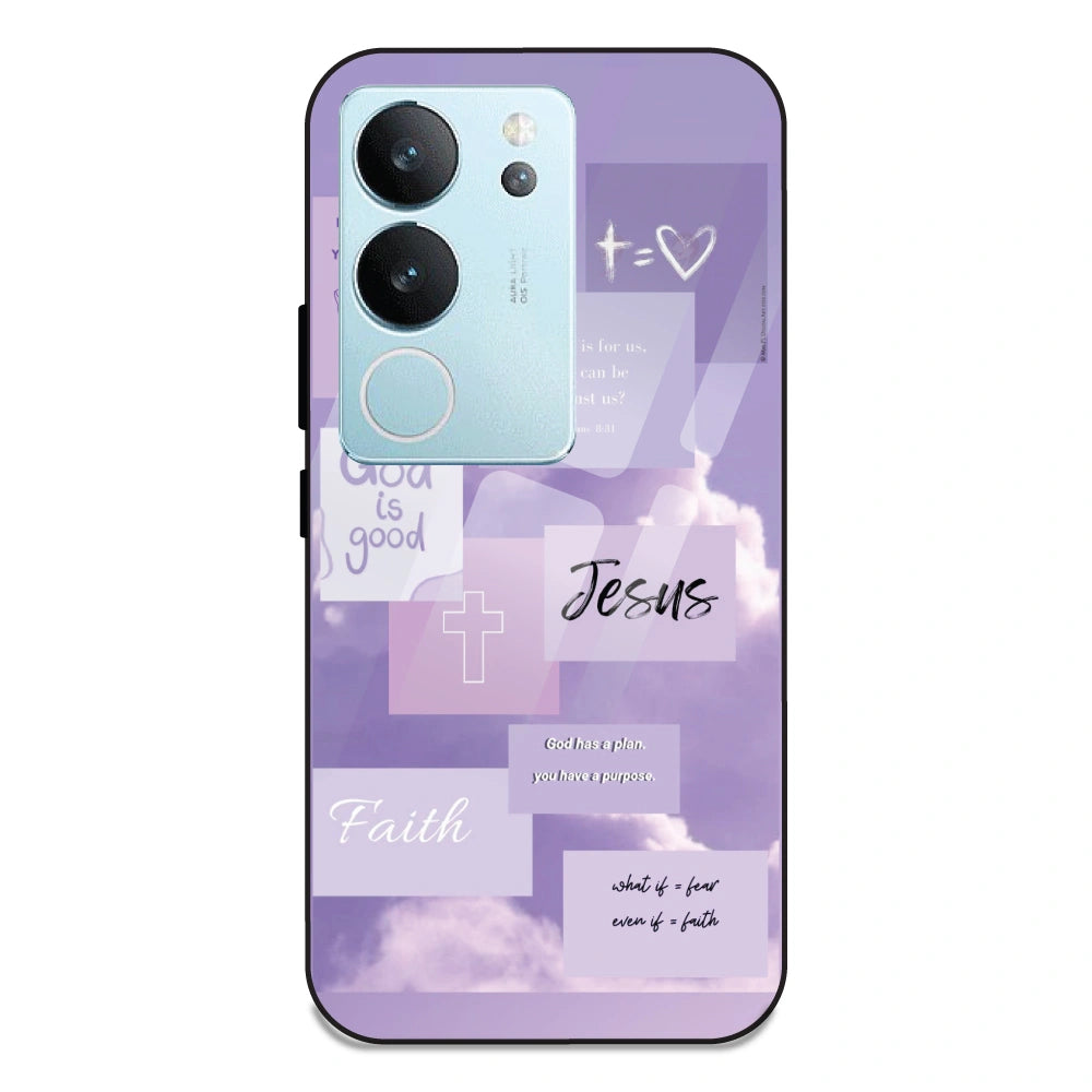 Jesus My Lord - Glass Case For Vivo V29
