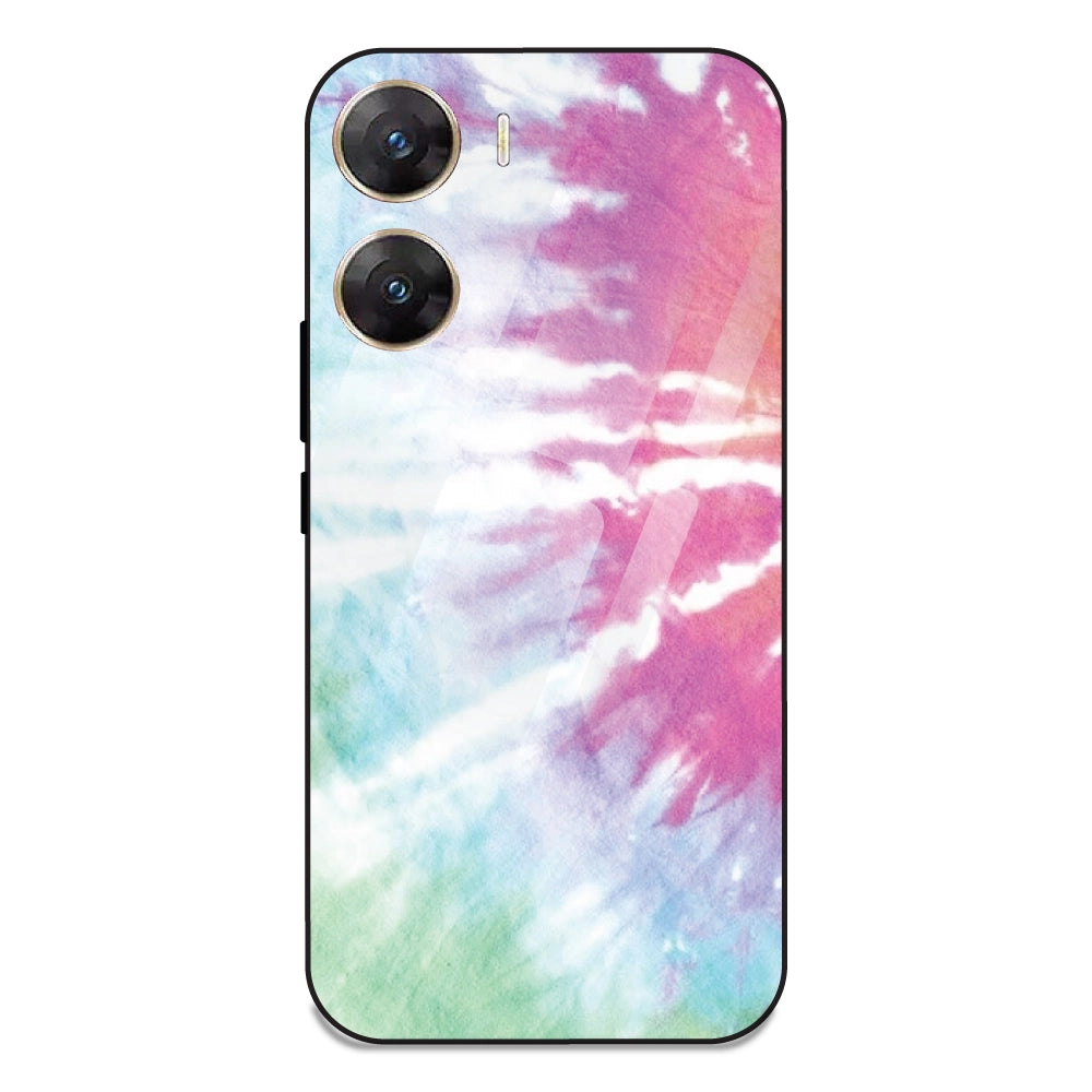 3 Color Tie Die - Glass Case For Vivo V29E 5G