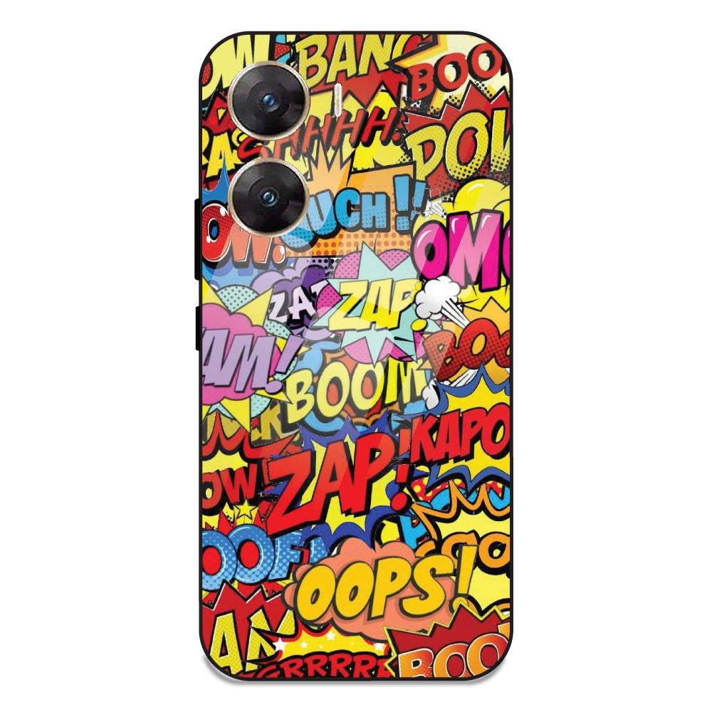 Comic Pop Art - Glass Case For Vivo V29E 5G