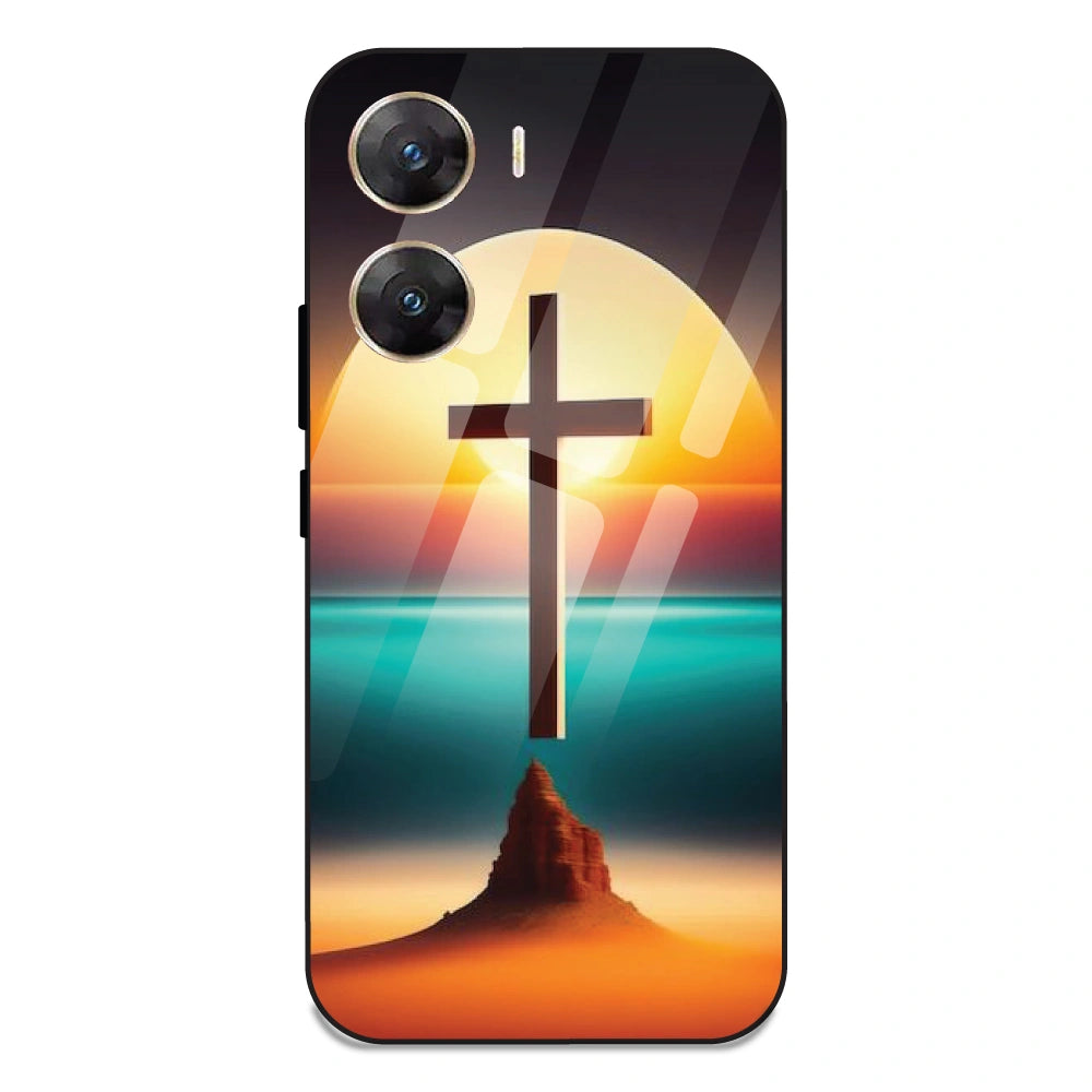 Jesus Christ - Glass Case For Vivo V29E 5G