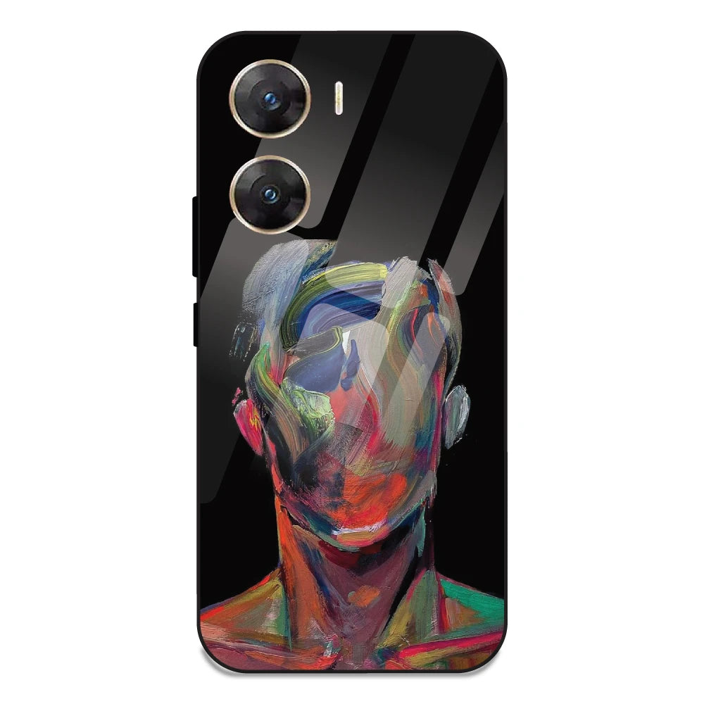 Face Oil Painting - Glass Case For Vivo V29E 5G