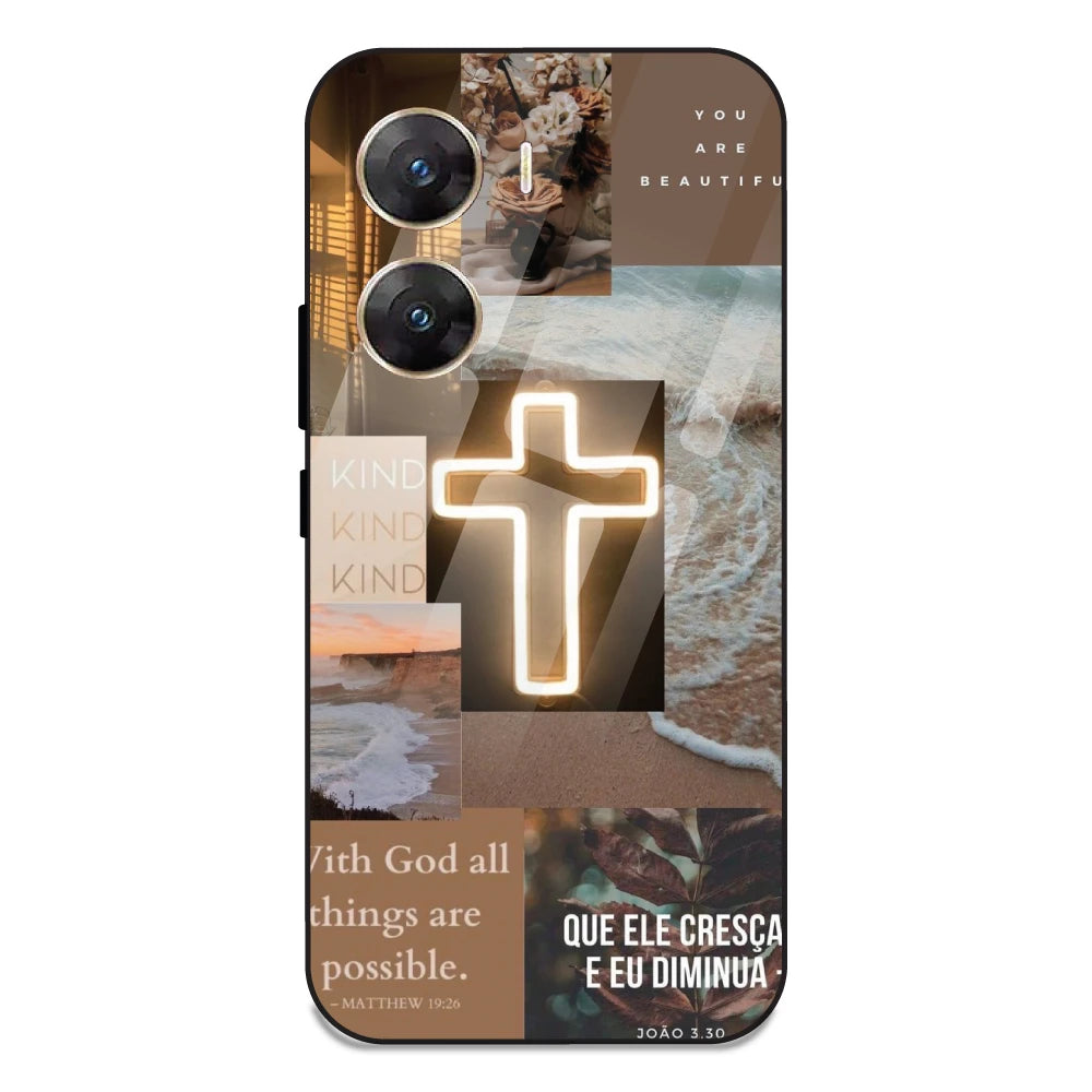 Jesus Son of God - Glass Case For Vivo V29E 5G