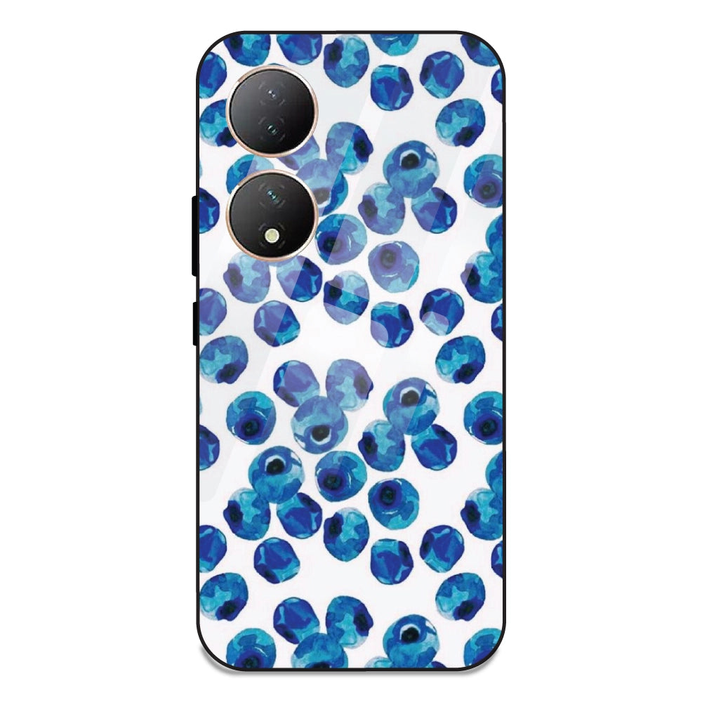 Blueberries - Glass Case For Vivo Y100