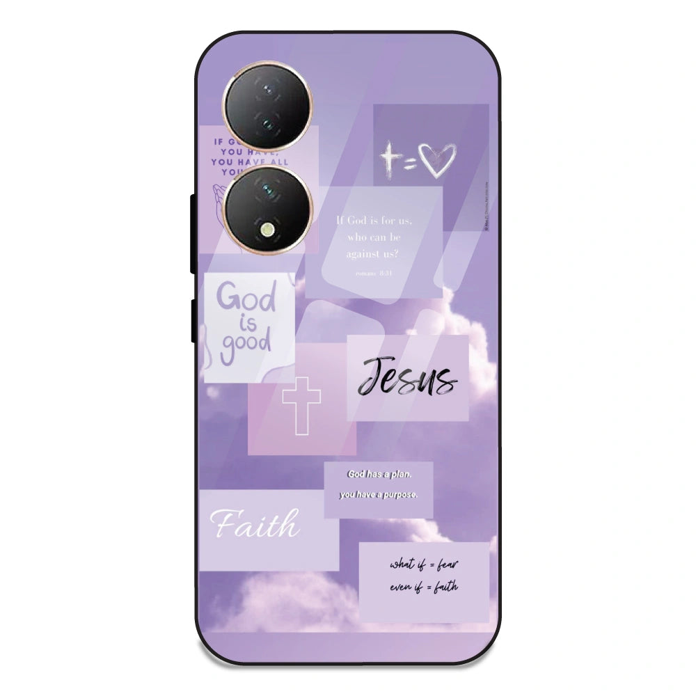 Jesus My Lord - Glass Case For Vivo Y100