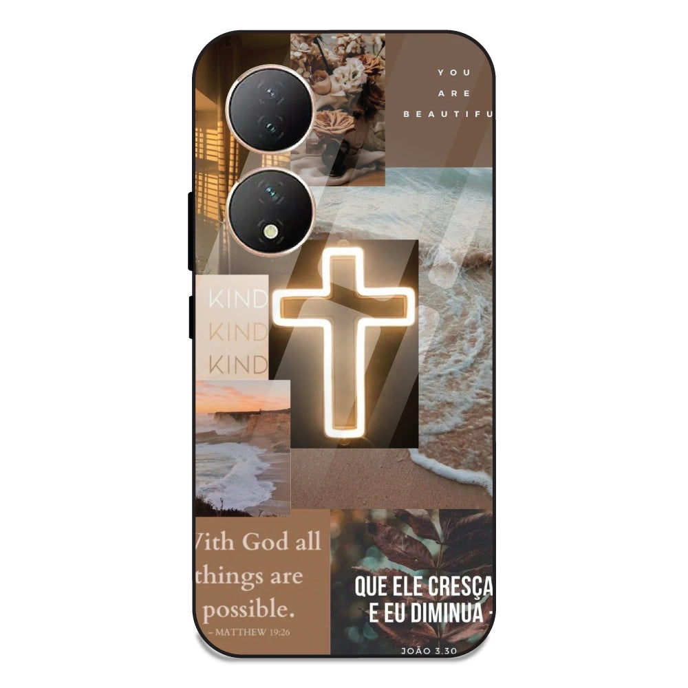 Jesus Son of God - Glass Case For Vivo Y100