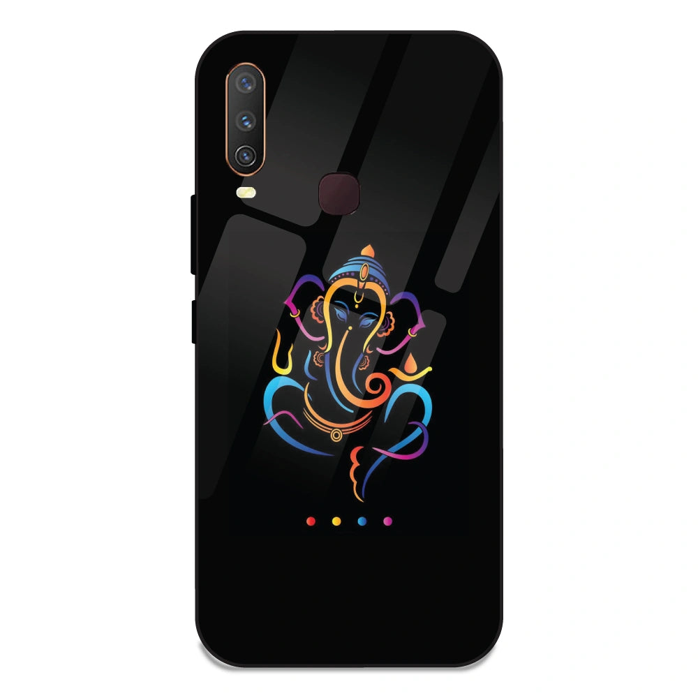 Lord Ganpati - Glass Case For Vivo Y11