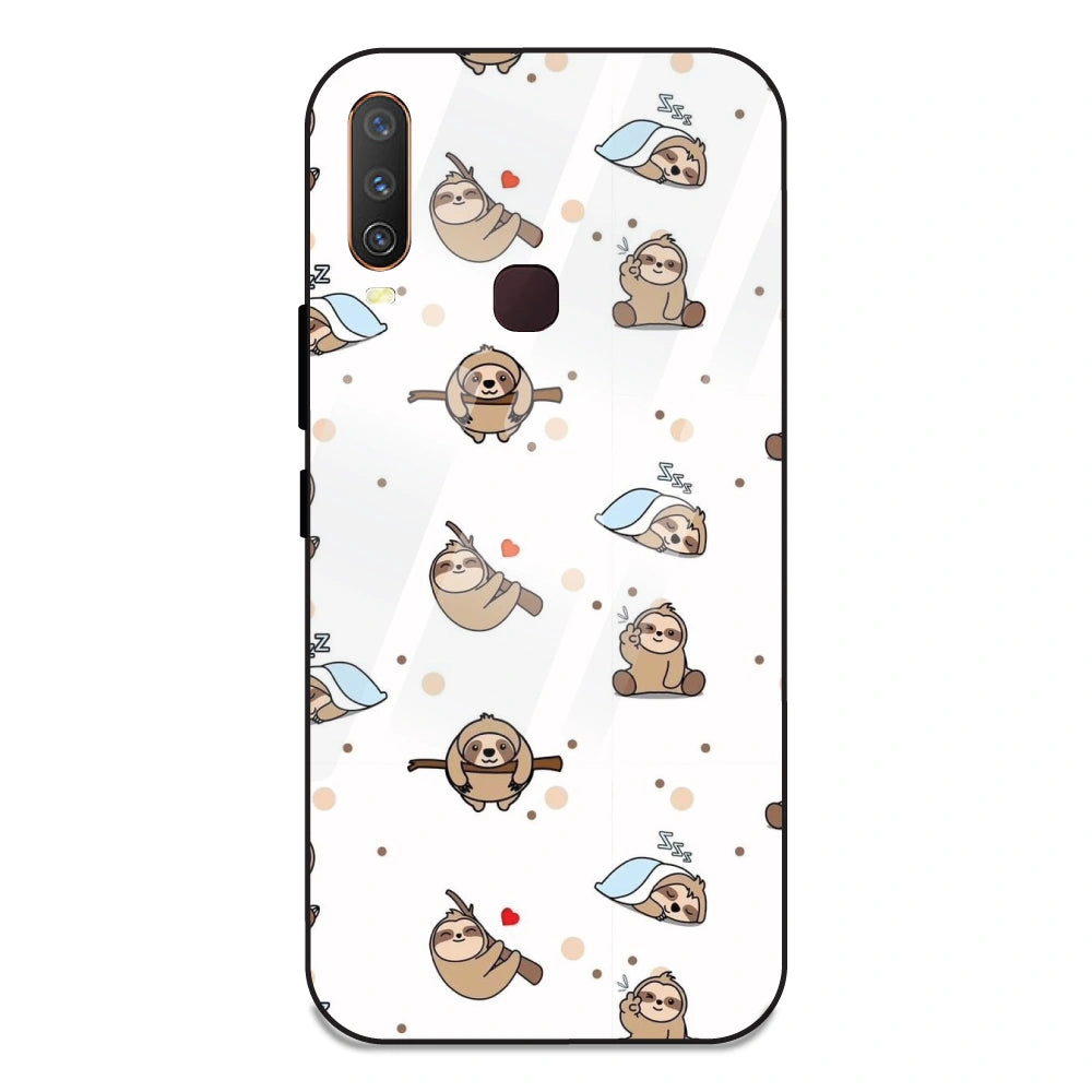 Sloths - Glass Case For Vivo Y11