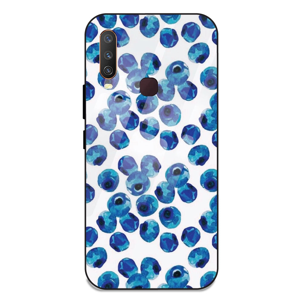 Blueberries - Glass Case For Vivo Y11