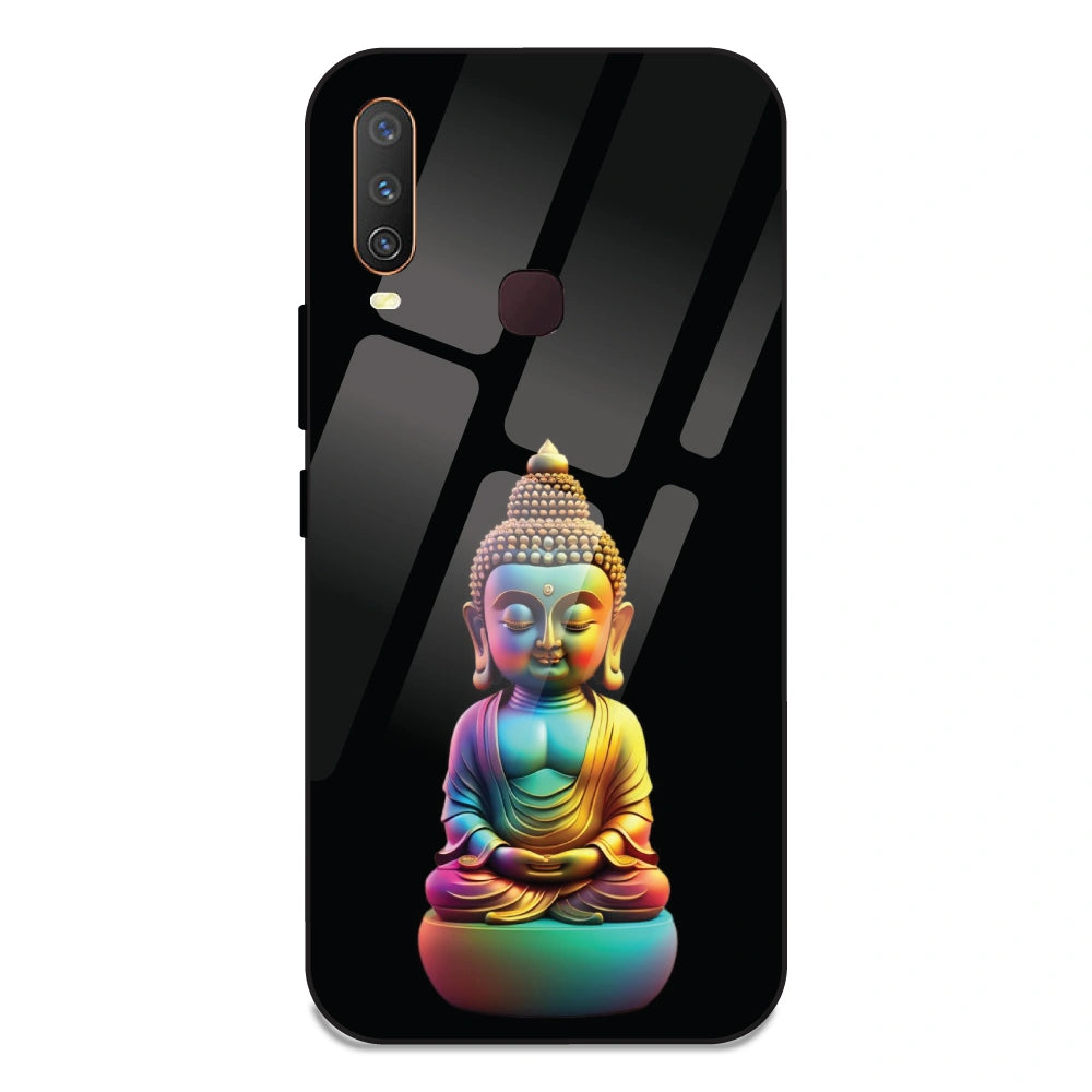 Gautam Buddha - Glass Case For Vivo Y15