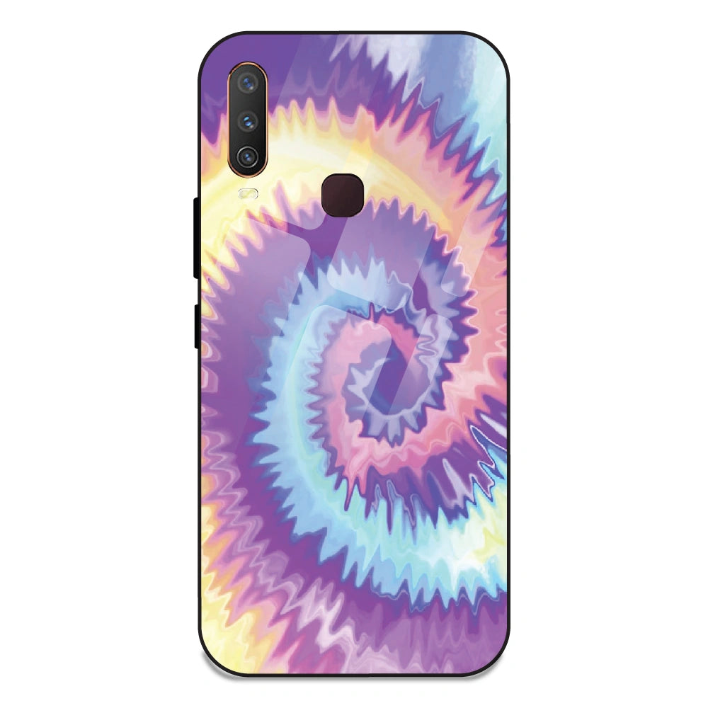 Unicorn Tie Dye - Glass Case For Vivo Y15