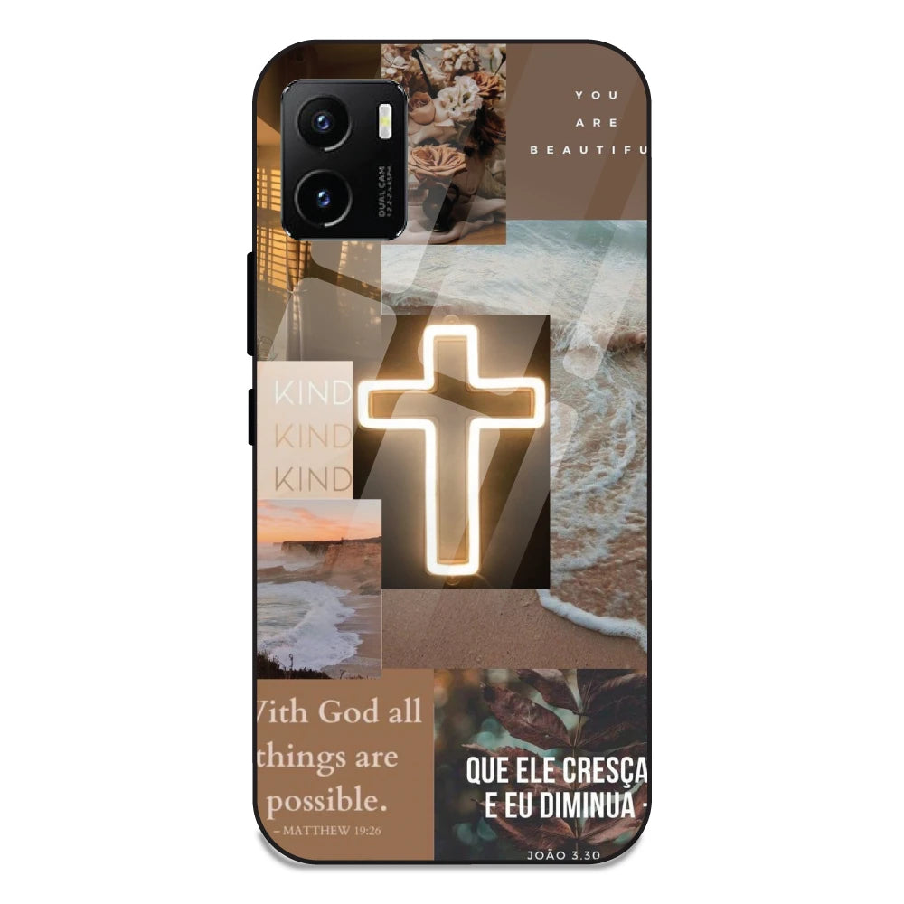 Jesus Son of God - Glass Case For Vivo Y15S