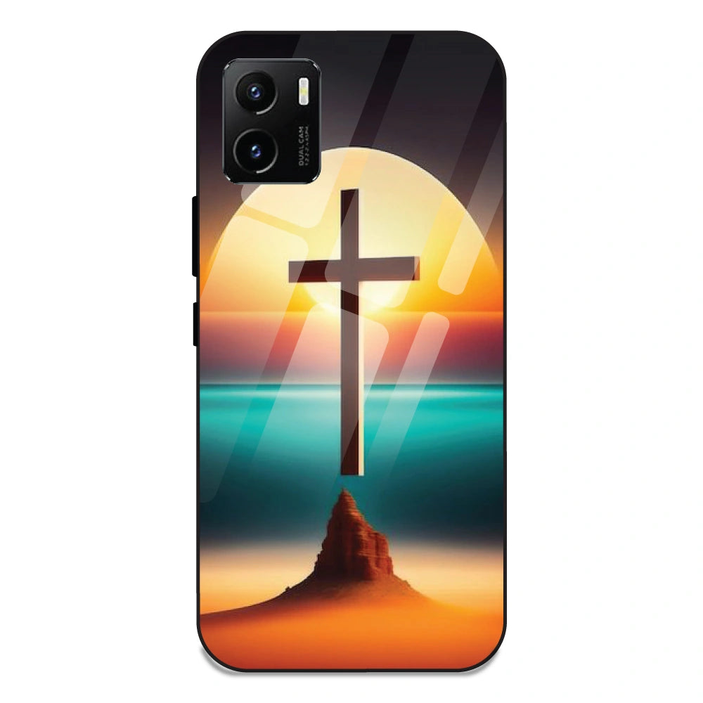 Jesus Christ - Glass Case For Vivo Y15S