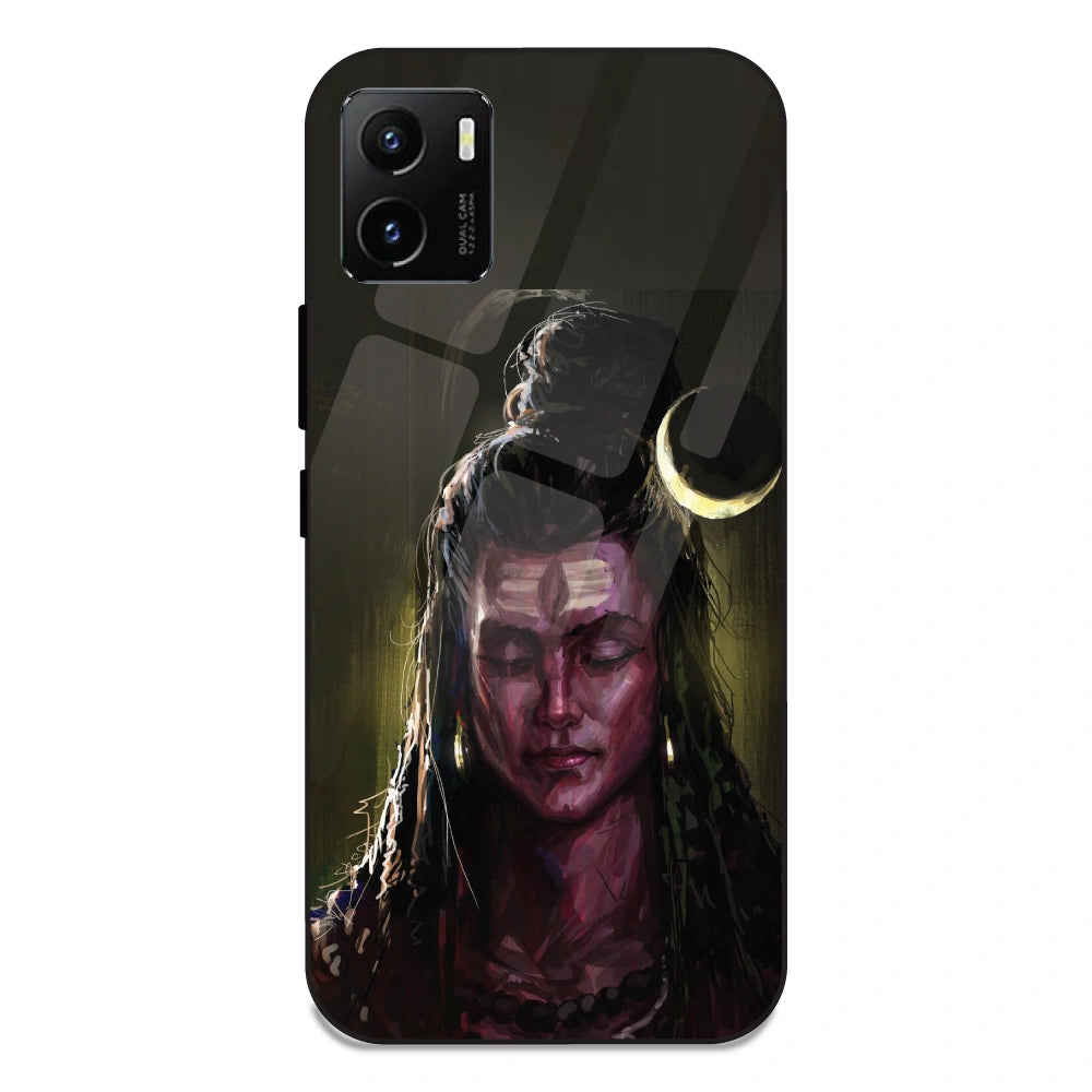 Lord Shiva - Glass Case For Vivo Y15S