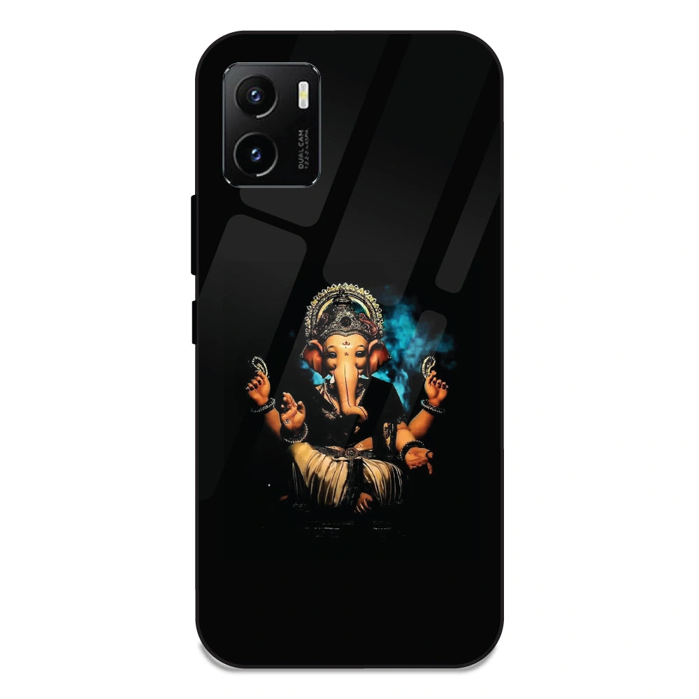 Lord Ganesh - Glass Case For Vivo Y15S