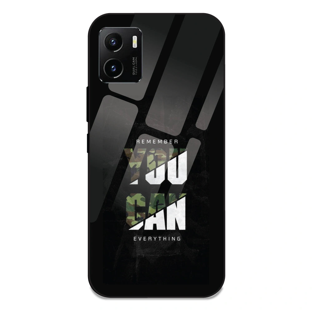 You Can Do Everything - Glass Case For Vivo Y15S