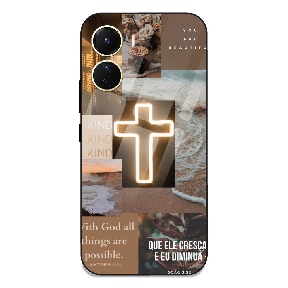Jesus Son of God - Glass Case For Vivo Y16