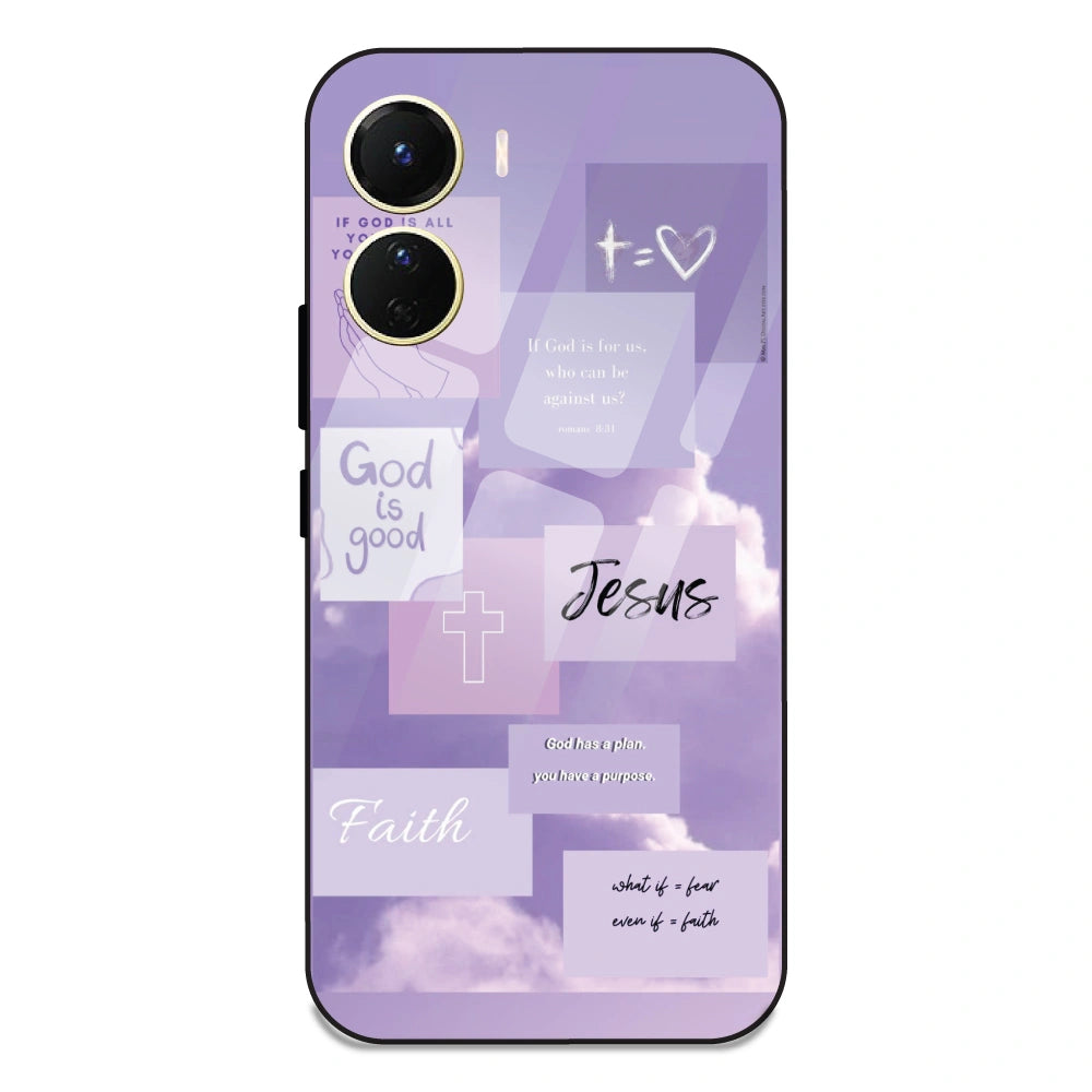 Jesus My Lord - Glass Case For Vivo Y16