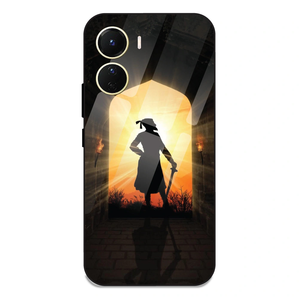 Shivaji Maharaj - Glass Case For Vivo Y16