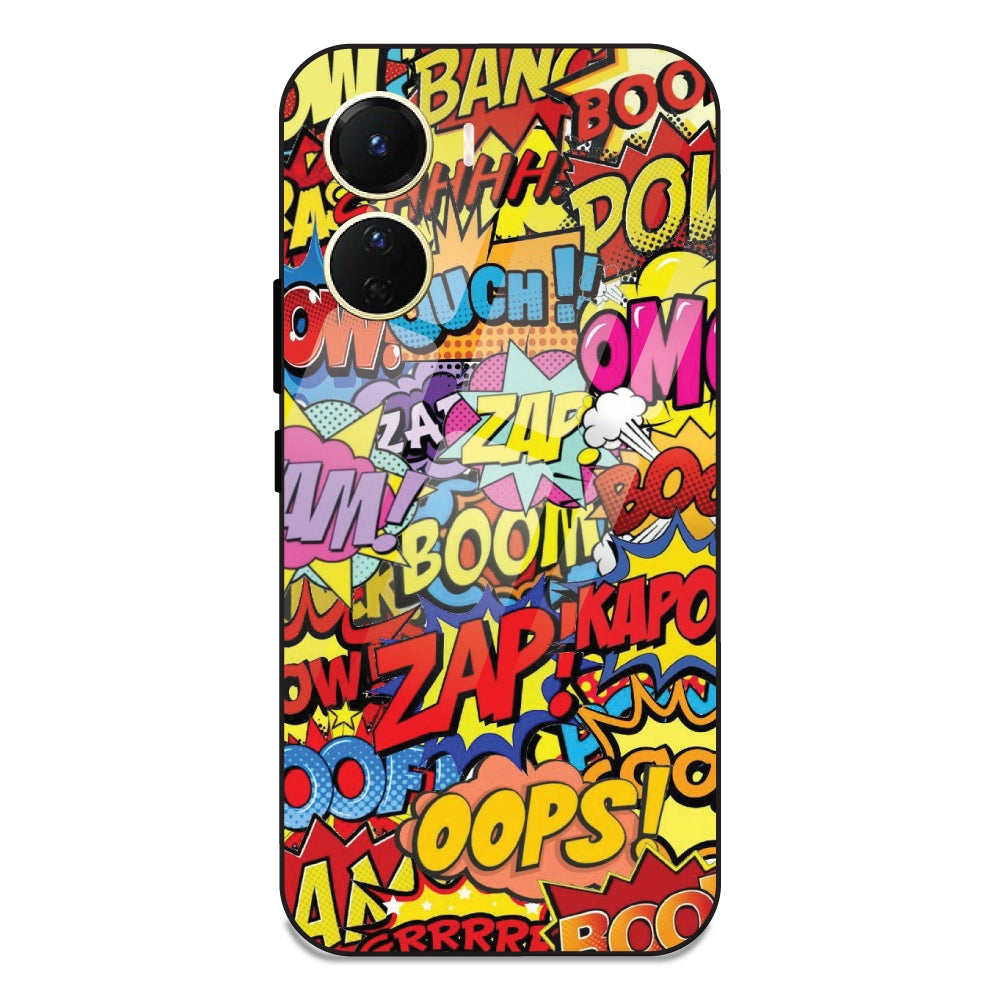 Comic Pop Art - Glass Case For Vivo Y16