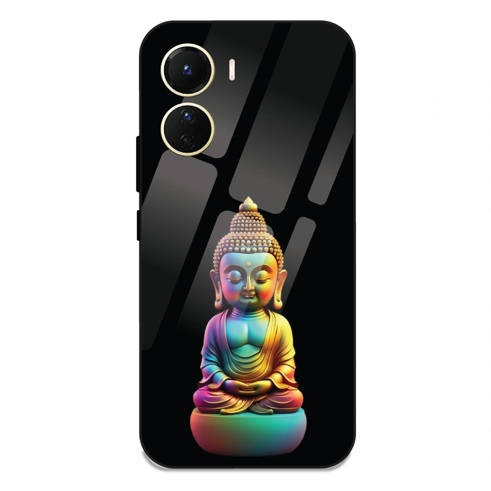 Gautam Buddha - Glass Case For Vivo Y16