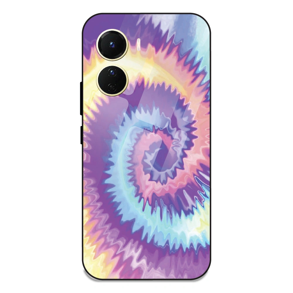 Unicorn Tie Dye - Glass Case For Vivo Y16