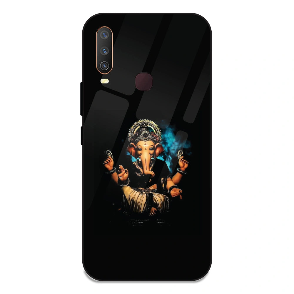 Lord Ganesh - Glass Case For Vivo Y17