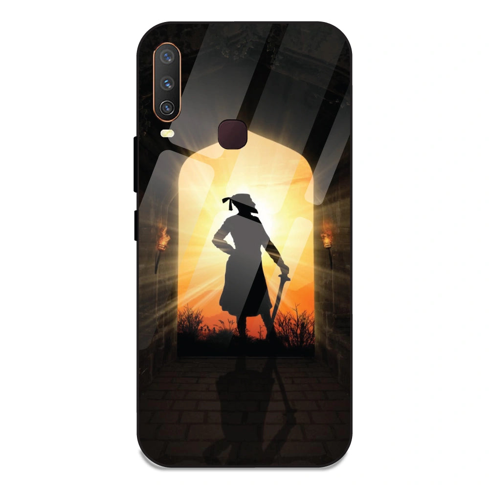 Shivaji Maharaj - Glass Case For Vivo Y17