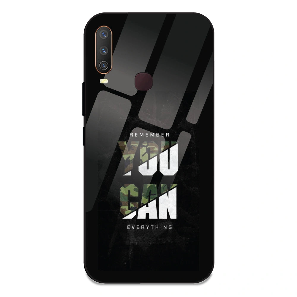 You Can Do Everything - Glass Case For Vivo Y17