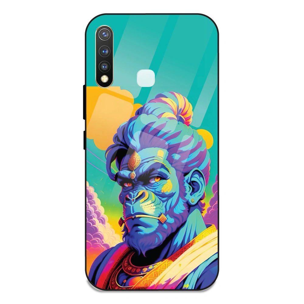 Lord Hanuman - Glass Case For Vivo Y19